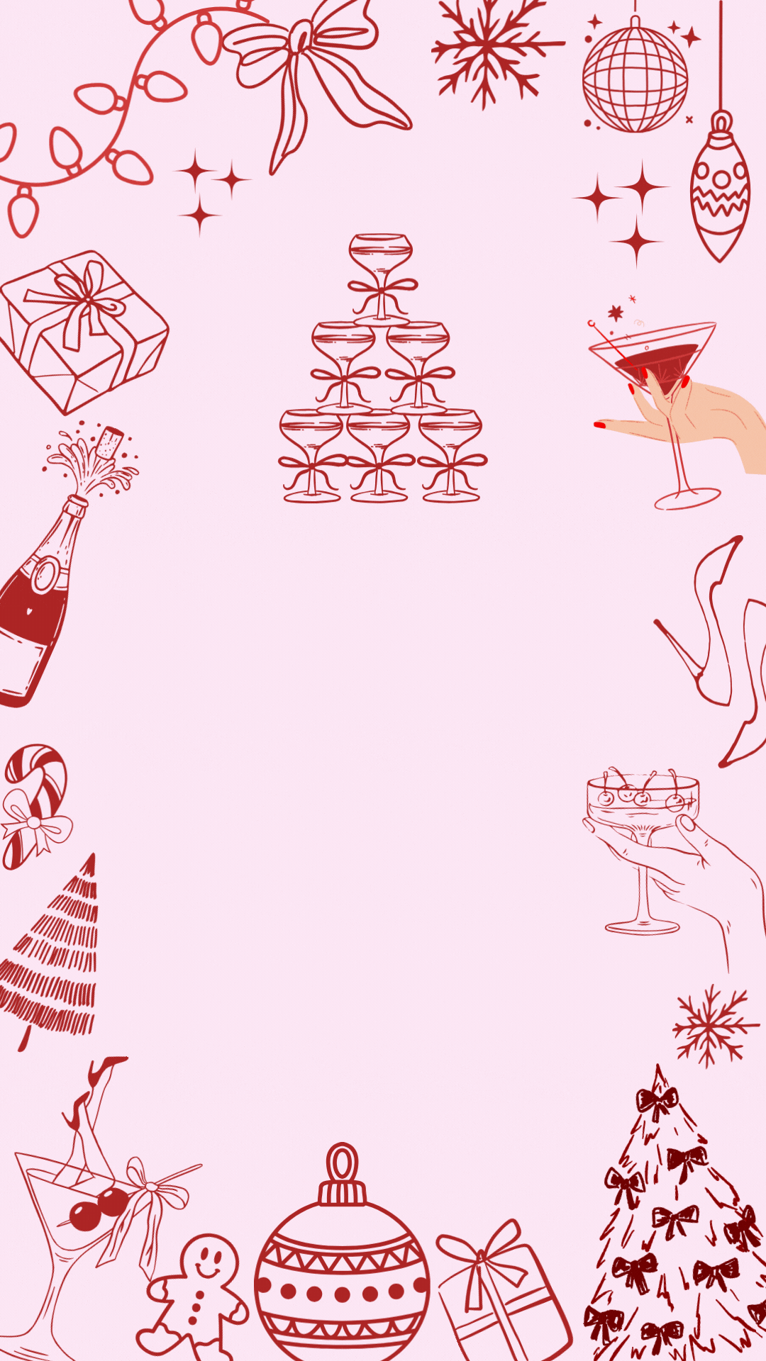 Blush & Bows Friendsmas — Signature Party Package