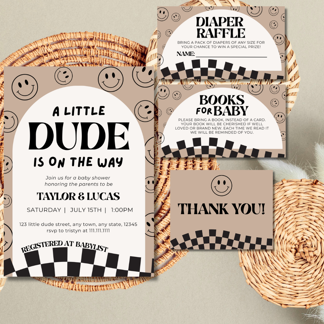 The Checkered Club™ Baby Shower — Signature Party Package