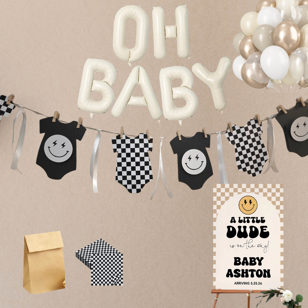 The Checkered Club™ Baby Shower — Signature Party Package